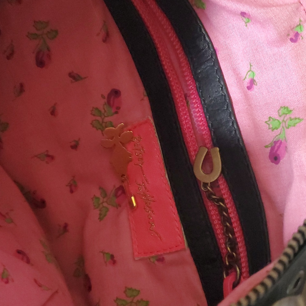 Betsey Johnson Black Studded Hobo Bag - Picture 9 of 16